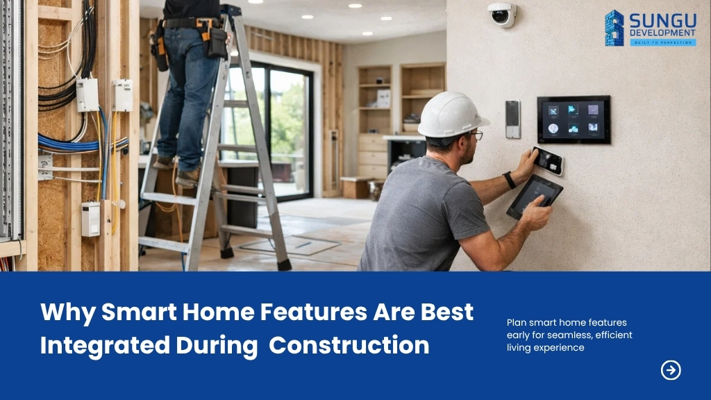 Why Smart Home Features Are Best Integrated During Construction